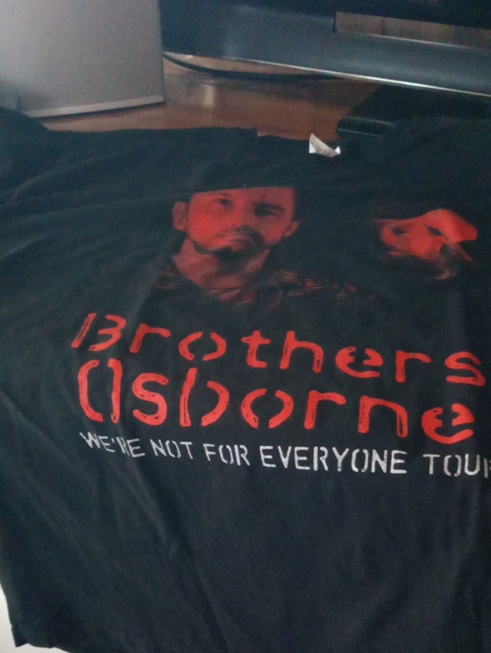 Brothers Osborne Black Graphic Band T-Shirt XXL